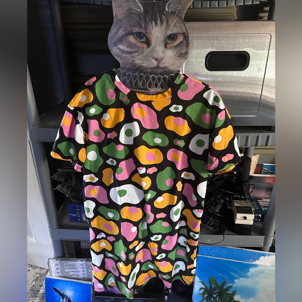 Nooworks Small Tee Dress EGGS print! Limited edition!